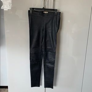 Burberry leather pants